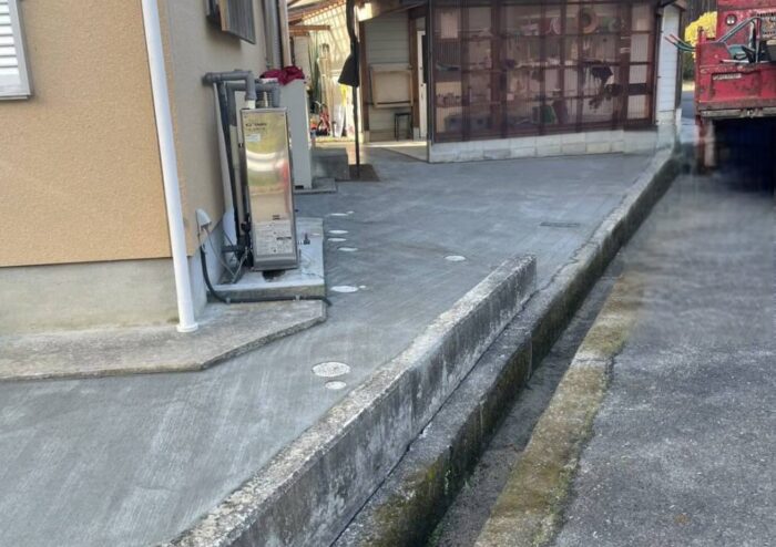 お家の周りの土間工事